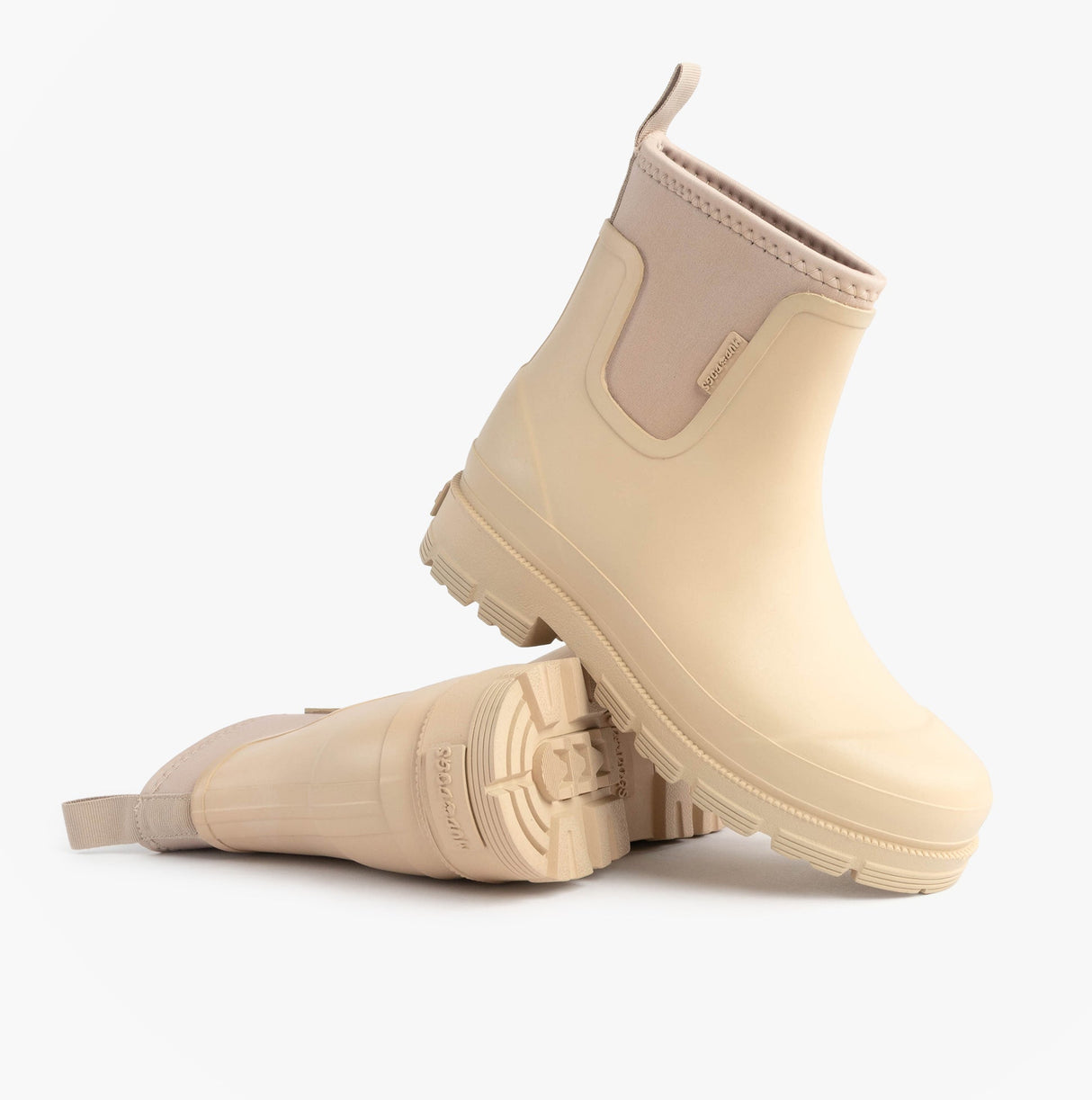 Mud Dogs BROOKE Womens Ankle Neoprene Wellies Mushroom