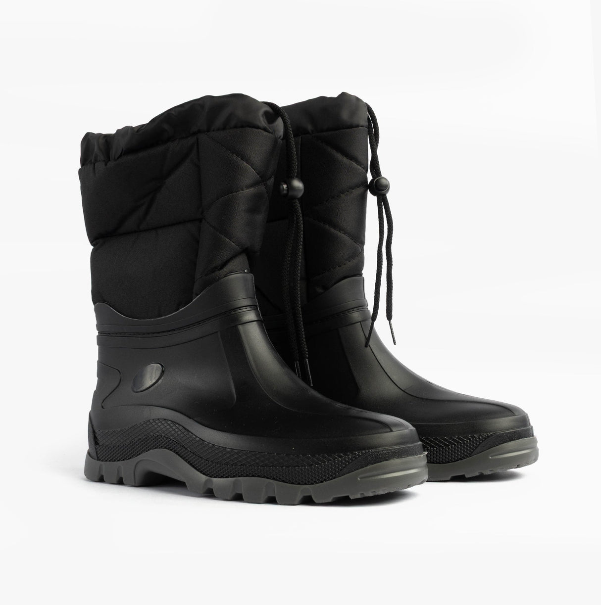 Mud Dogs NORDIC Mens Warm Lined Boots Black