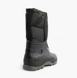 Mud Dogs NORDIC Mens Warm Lined Boots Black