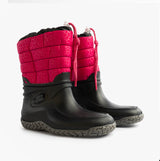 Mud Dogs NORDIC Womens Warm Lined Boots Pink/Black Leopard