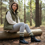 Mud Dogs PAOLA Womens Ankle Wellies Black