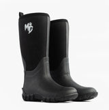 Mud Dogs RUTLAND TALL Neoprene Wellies Black