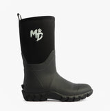 Mud Dogs RUTLAND MID Unisex Neoprene Wellies Black