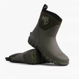 Mud Dogs RUTLAND SHORT Unisex Neoprene Wellies Olive