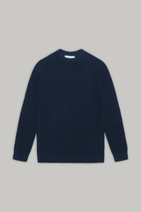 J Hailey Crew Knit - Dark Midnight