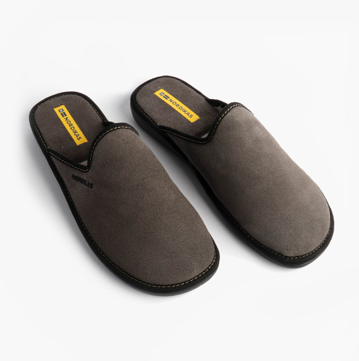 Nordikas 131 DUBLIN Mens Mule Slippers Grey