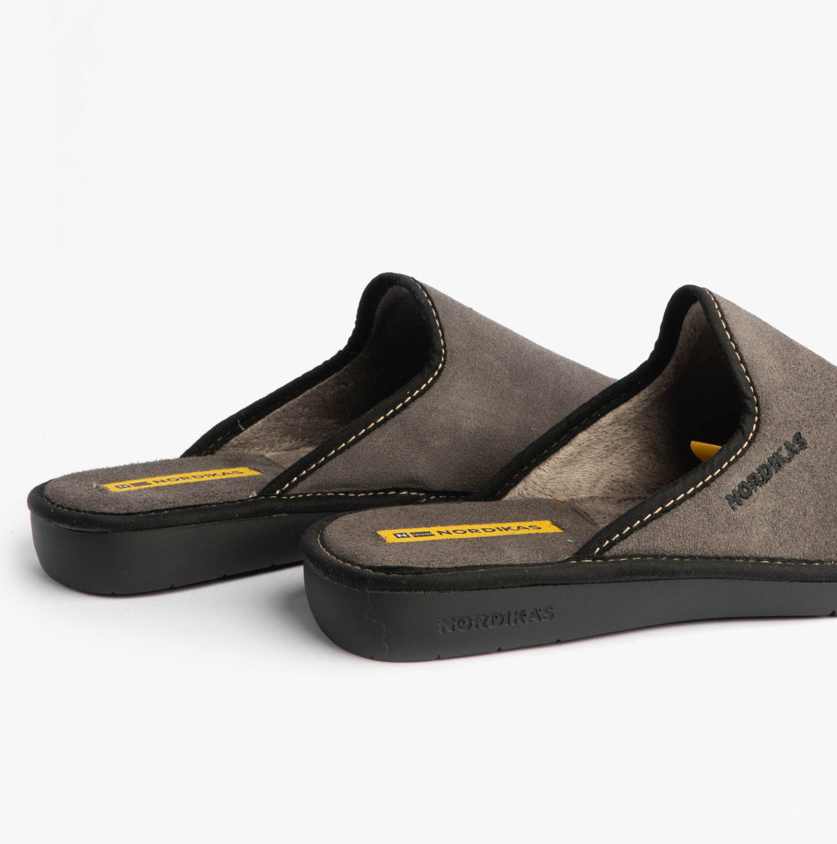 Nordikas 131 DUBLIN Mens Mule Slippers Grey