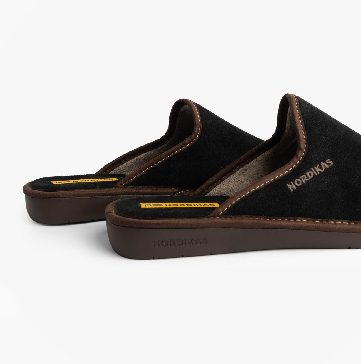 Nordikas 131 DUBLIN Mens Mule Slippers Black