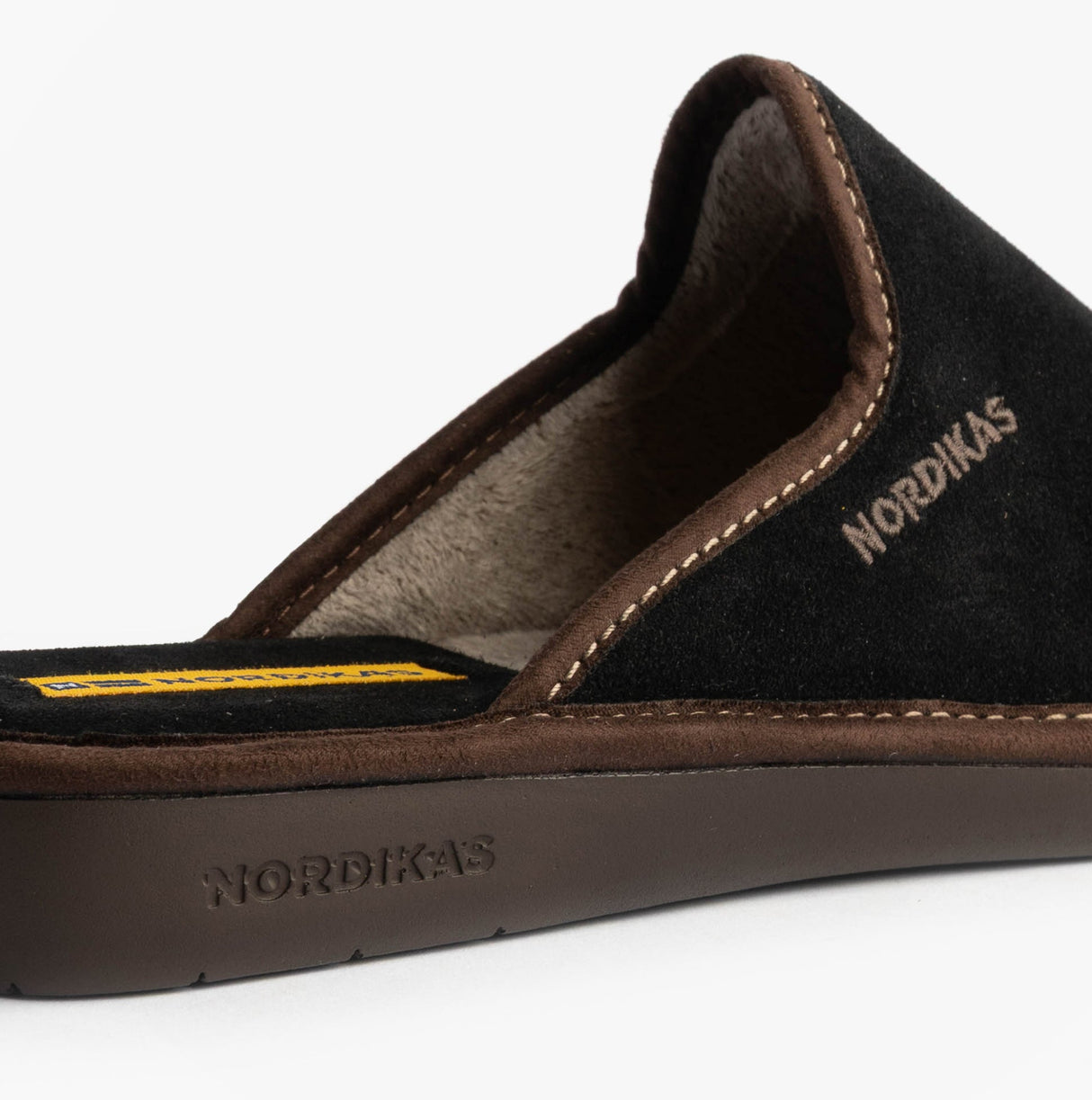 Nordikas 131 DUBLIN Mens Mule Slippers Black