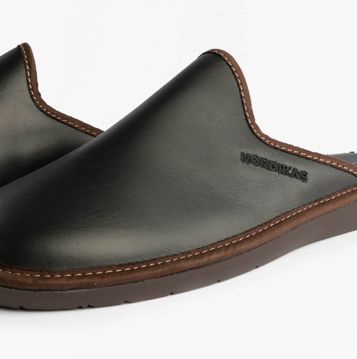 Nordikas 131 DUBLIN Mens Mule Slippers Black