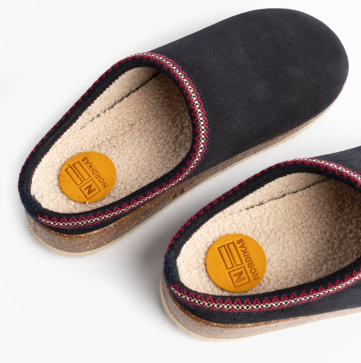 Nordikas 2258 AFELPADO Womens Mule Slippers Navy