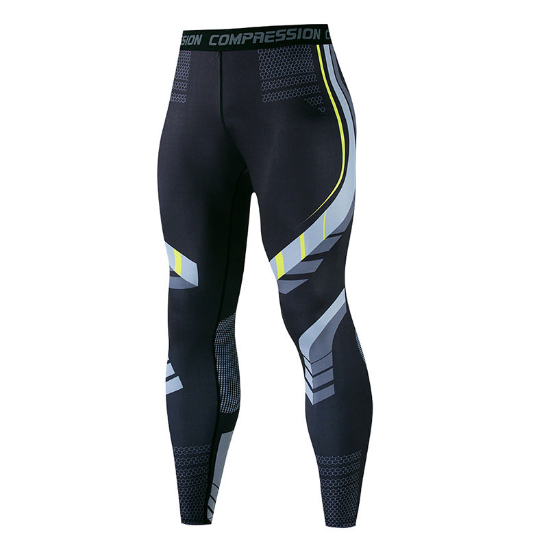 Sports Tight Trousers Men's Fitness Pants Quick-drying