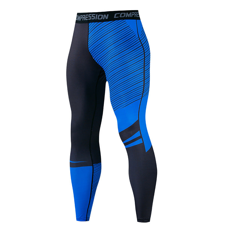 Sports Tight Trousers Men's Fitness Pants Quick-drying