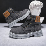 High-top Board Shoe Denim Casual