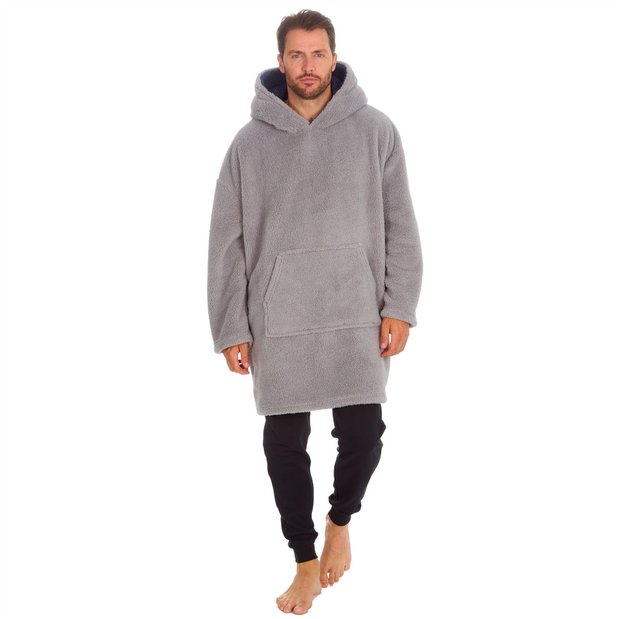 OO21 ADULT GREY HOODIE