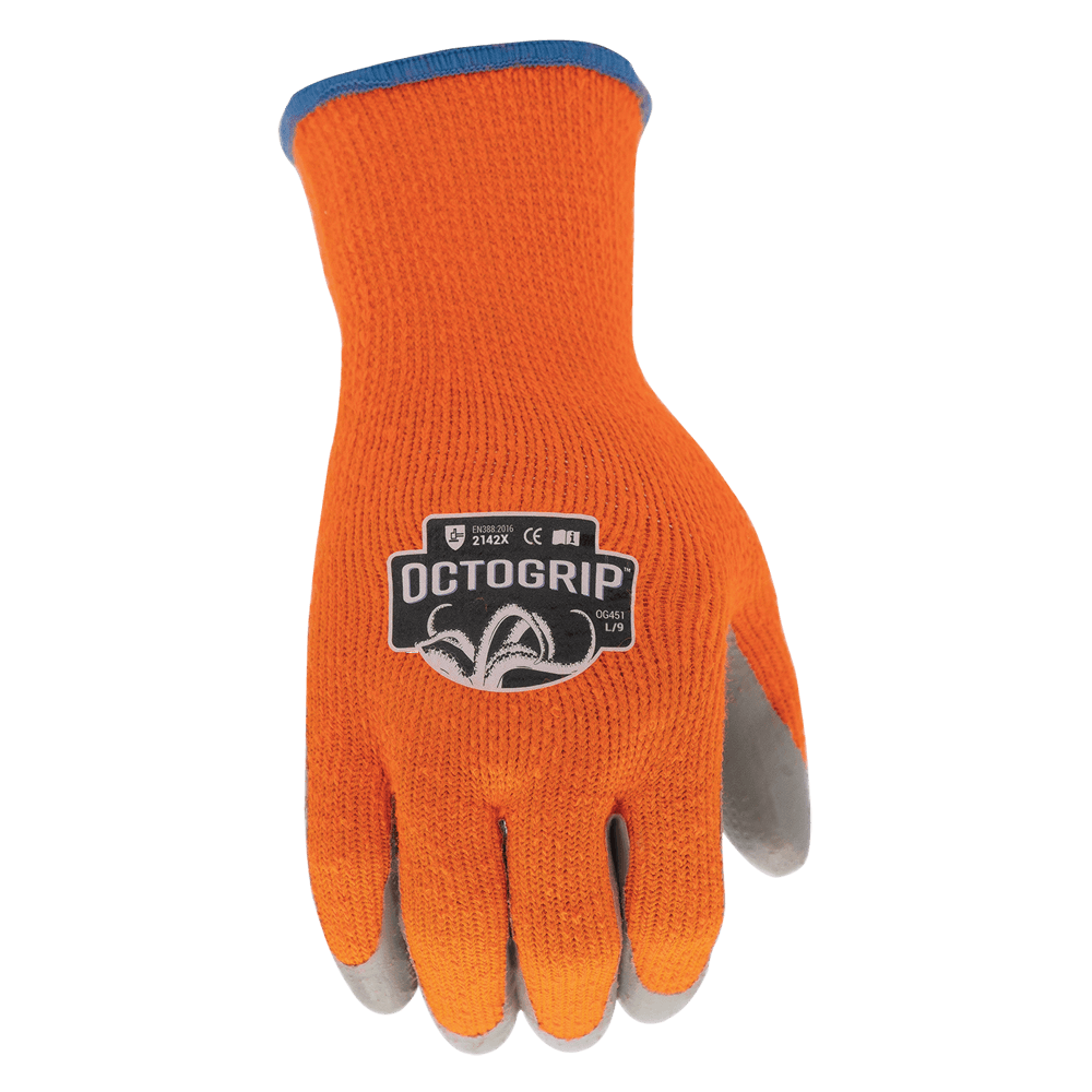 Octogrip OG451 Cold Weather  Eco-Latex Palm Work Glove