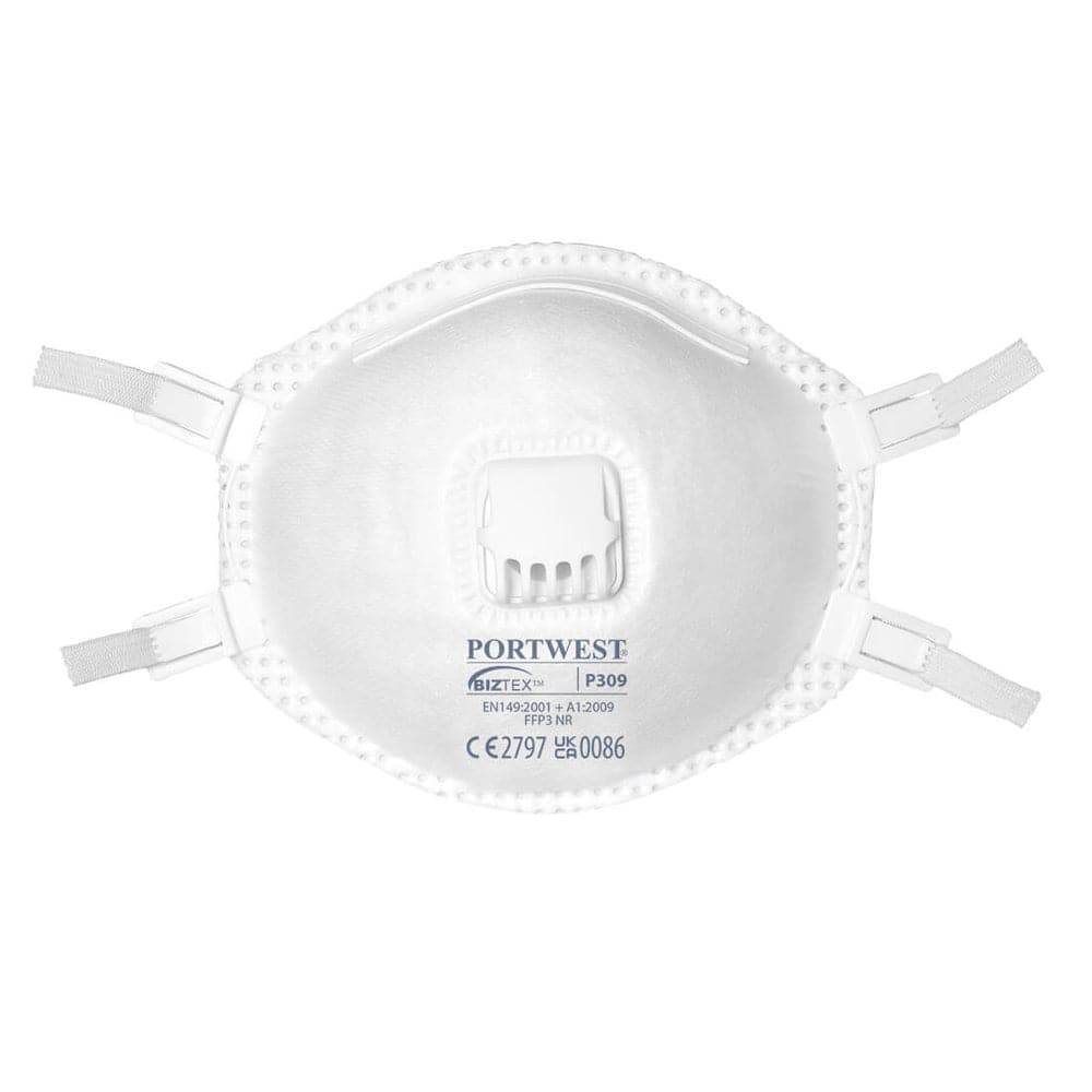 Portwest P309 FFP3 Valved Respirator - Blister Pack (Pack of 2)