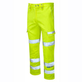 PULSAR P346LDS Ladies Hi-Vis Yellow Combat Trouser