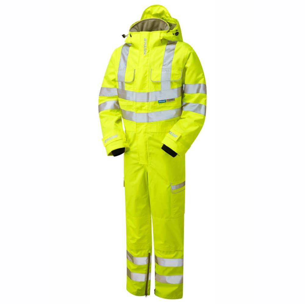 PULSAR P522 Hi-Vis Yellow Waterproof Coverall
