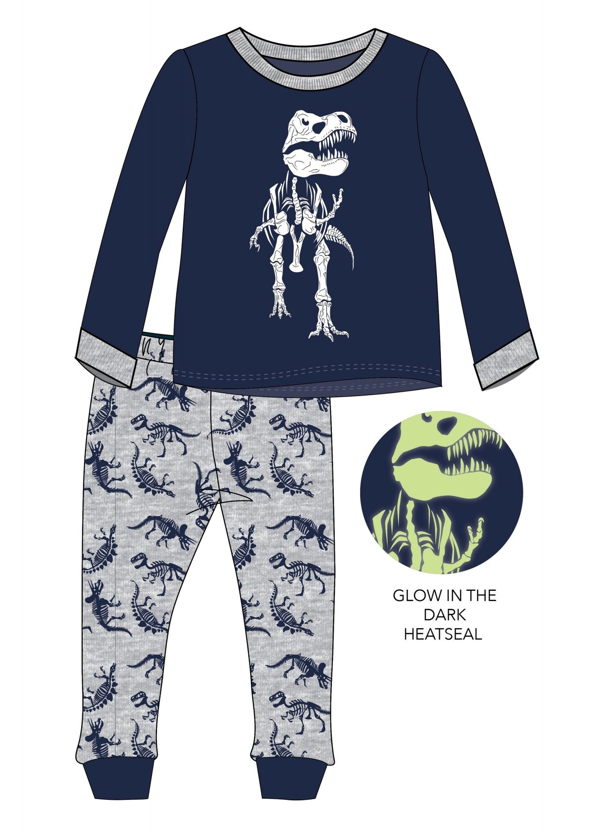 P683 Glow in the dark dinosaur