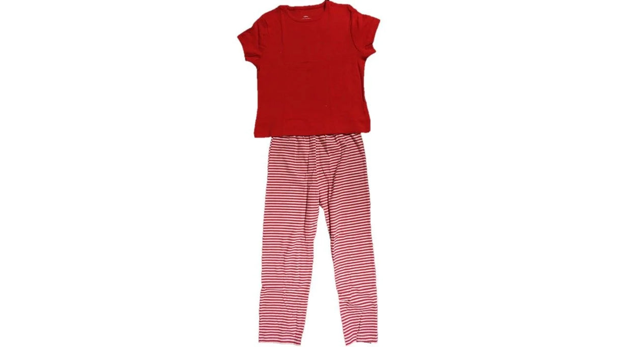 P696 RED STRIPED PYJAMAS