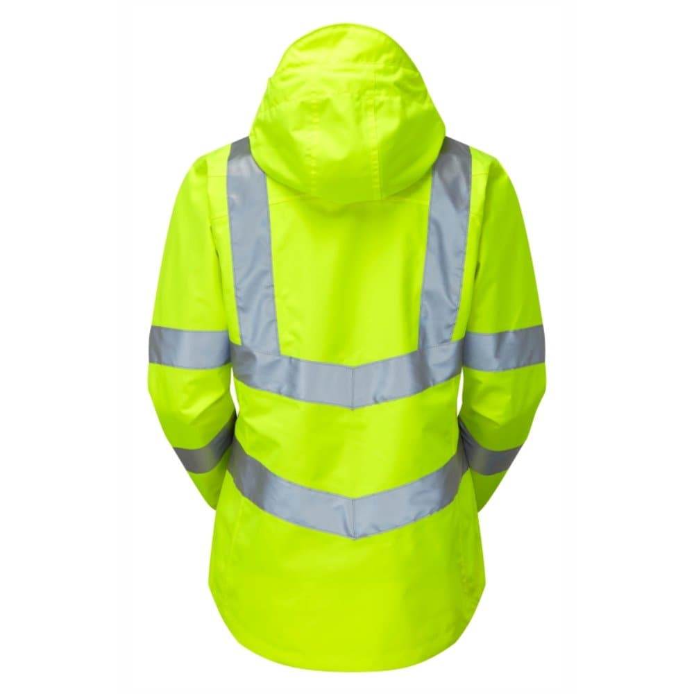 PULSAR P704 Ladies Hi-Vis Yellow Storm Coat