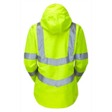 PULSAR P704 Ladies Hi-Vis Yellow Storm Coat