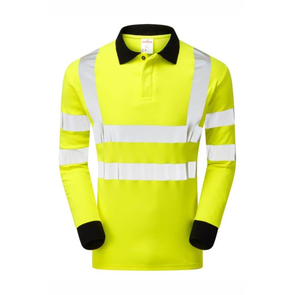 PULSAR PARC21 Electric FR ARC Hi-Vis Yellow Polo Shirt