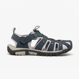 PDQ KEN Mens Sandals Navy Blue/Lime