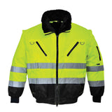 Portwest Hi-Vis 3-in-1 Contrast Pilot Jacket