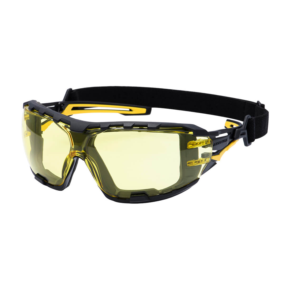 Portwest Anthracite Wraparound Plus Safety Glasses