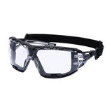 Portwest Anthracite Wraparound Plus Safety Glasses