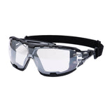 Portwest Anthracite Wraparound Plus Safety Glasses