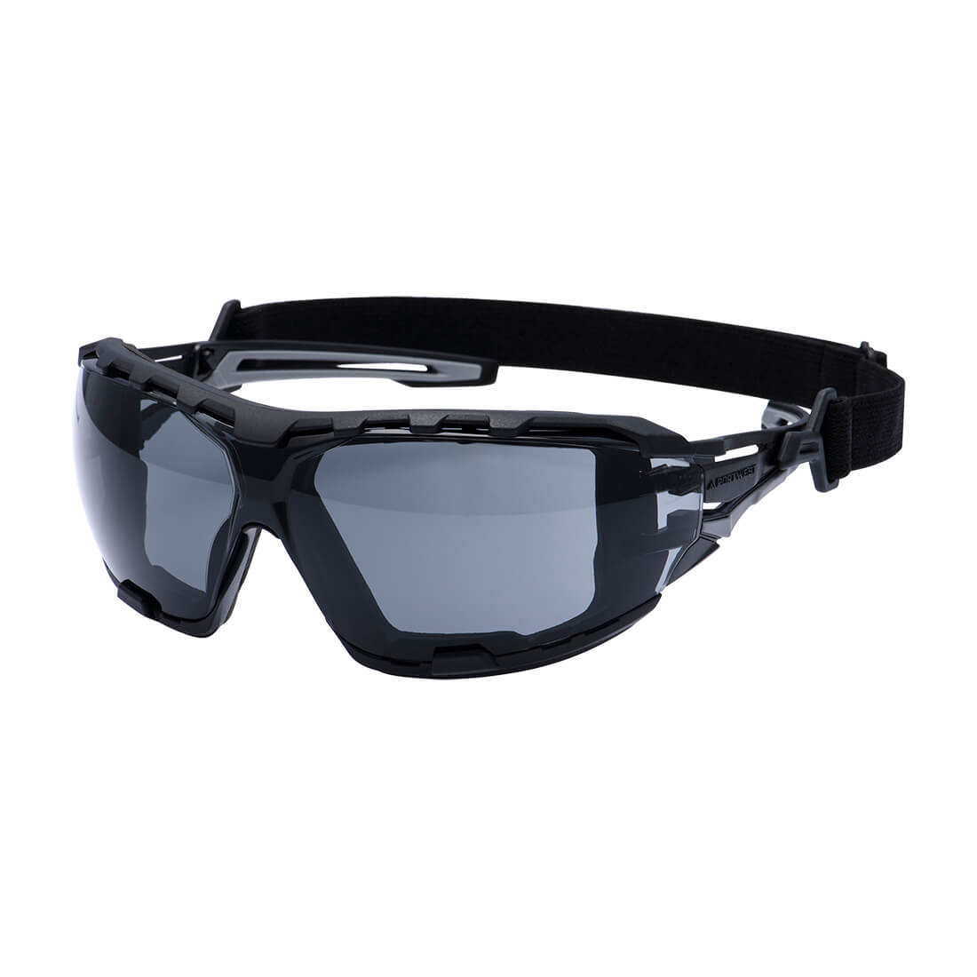Portwest Anthracite Wraparound Plus Safety Glasses