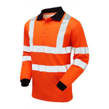 PULSAR PRARC21 Rail Spec FR-AST-ARC Hi-Vis Long Sleeve Polo Shirt