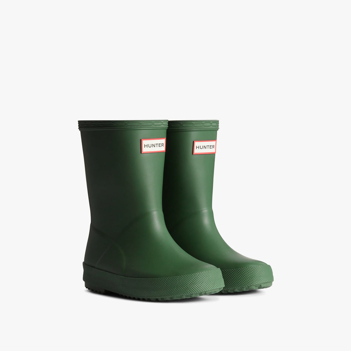 Hunter ORIGINAL KIDS FIRST Wellies Green