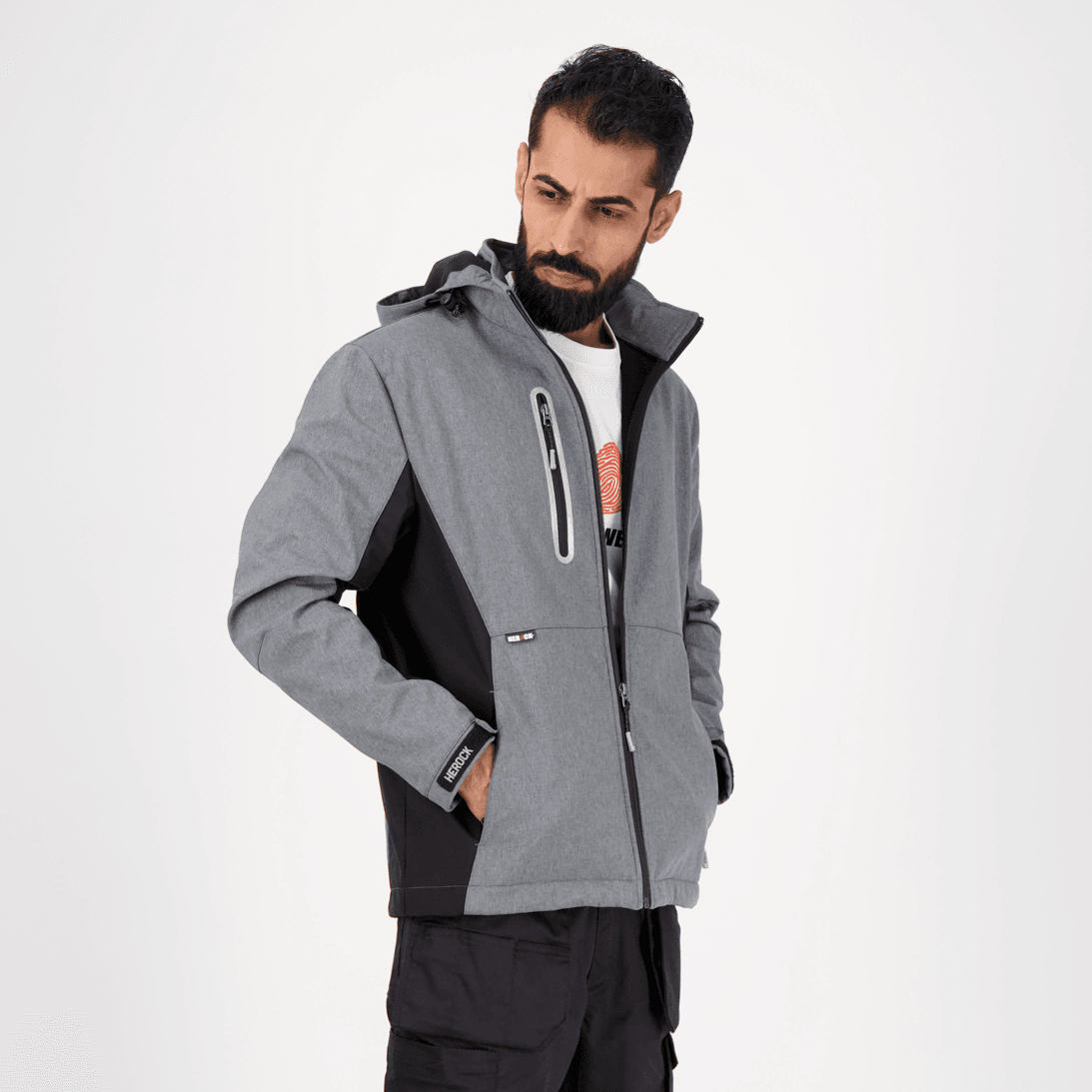 Herock Flexor Reflective Water-Repellent Softshell Jacket