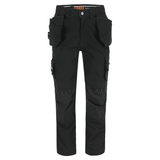 Herock Dagan Short Leg Water-Repellent Holster Pocket Kneepad Trousers Black, 40" Waist 28" Leg