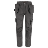 Herock Dagan Short Leg Water-Repellent Holster Pocket Kneepad Trousers Grey / 40" Waist, 28" Leg