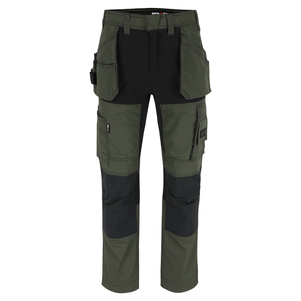 Herock Spector Multi Pocket Holster Pocket Kneepad Stretch Trousers Anthracite / Black 44" Waist - 33" Leg