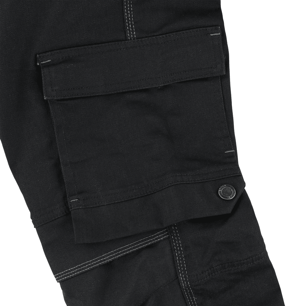 Herock Linx Short Leg Slim Fit Stretch Kneepad Detachable Holster Pocket Jeans Trouser