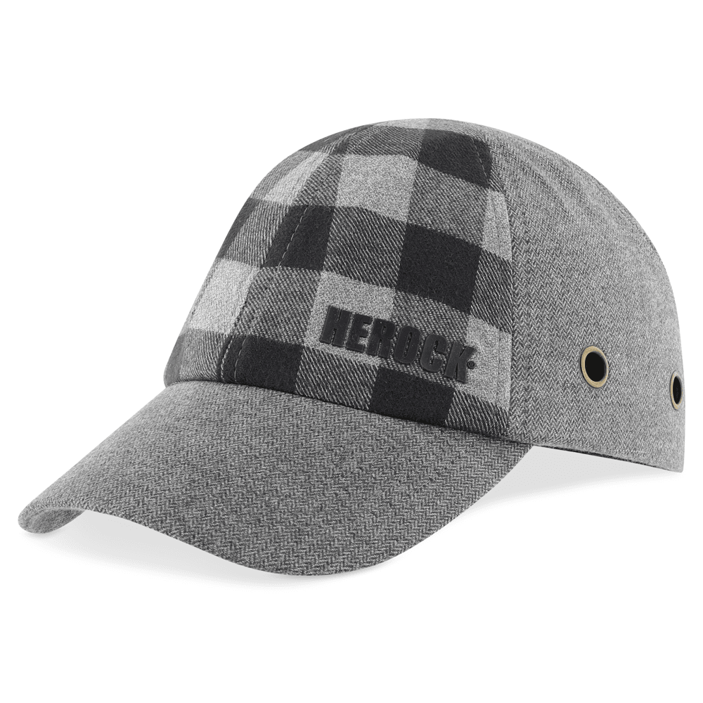 Herock Skoll Grey Check Safety Bump Cap