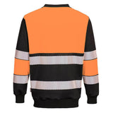 Portwest PW376 PW3 Hi-Vis Class 1 Crew Neck Sweatshirt