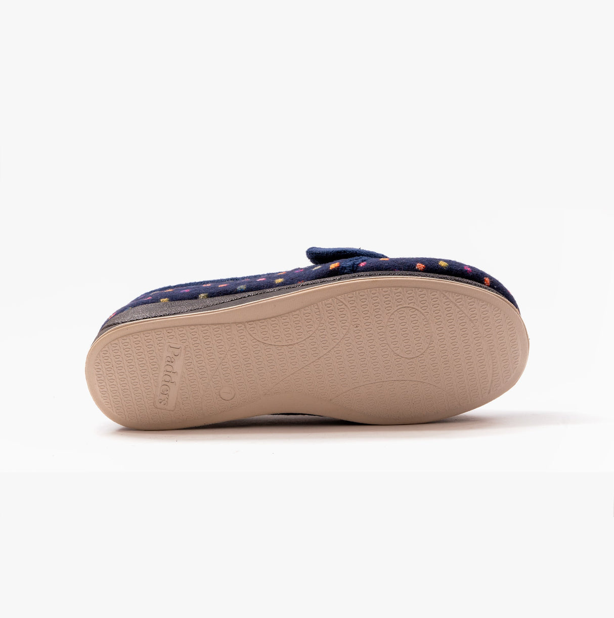 Padders LOTTY Womens (4E/6E) Full Slippers Navy