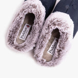 Padders FLORRIE Womens (2E Fit) Mule Slippers Navy Combi