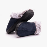 Padders FLORRIE Womens (2E Fit) Mule Slippers Navy Combi
