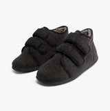 Padders BRIAN Mens Boot Slippers Charcoal