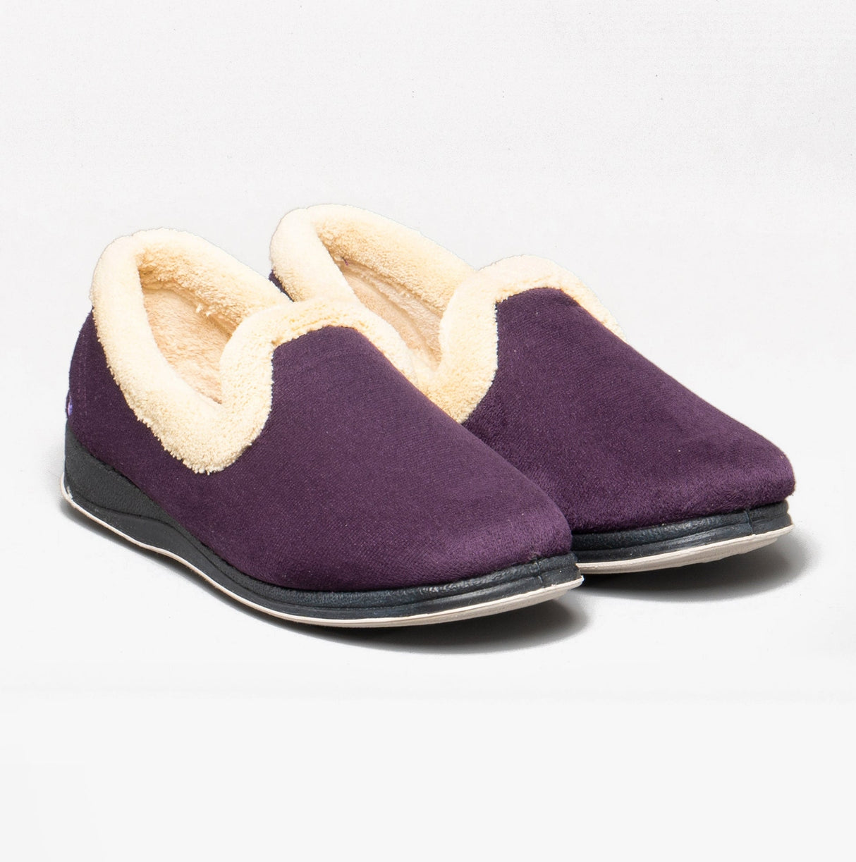 Padders REPOSE Womens (2E Fit) Full Slippers Lilac