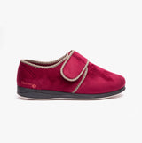 Padders HARRY (G Fit) Mens Slippers Burgundy