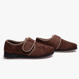 Padders HARRY (G Fit) Mens Slippers Dark Brown